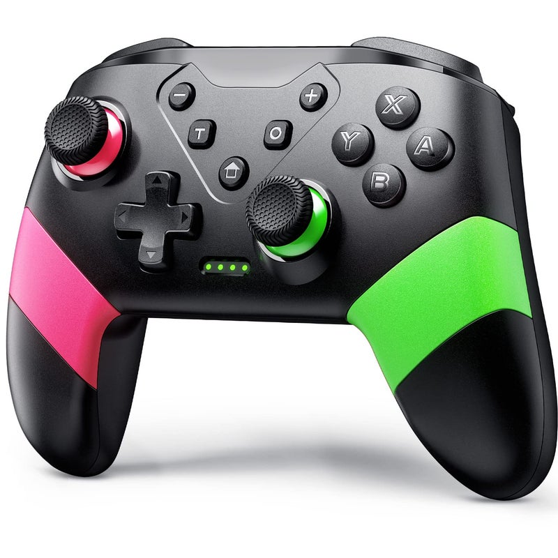 VOYEE Switch Controllers Compatible with Switch/Lite/OLED, Programming Wireless Pro Controller with Motion Control, Vibration, Wake-up, Turbo, Screenshot - Image 1